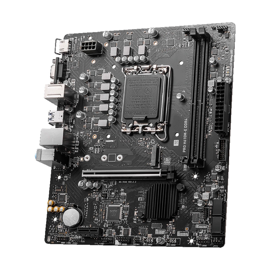 PLACA MSI PRO H610M-E D4 1700 2DDR4 HDMI 4SATA3 MATX