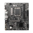 PLACA MSI PRO H610M-G INTEL1700 2DDR4 HDMI PCIE3.0 4SATA3 USB3.2 MATX