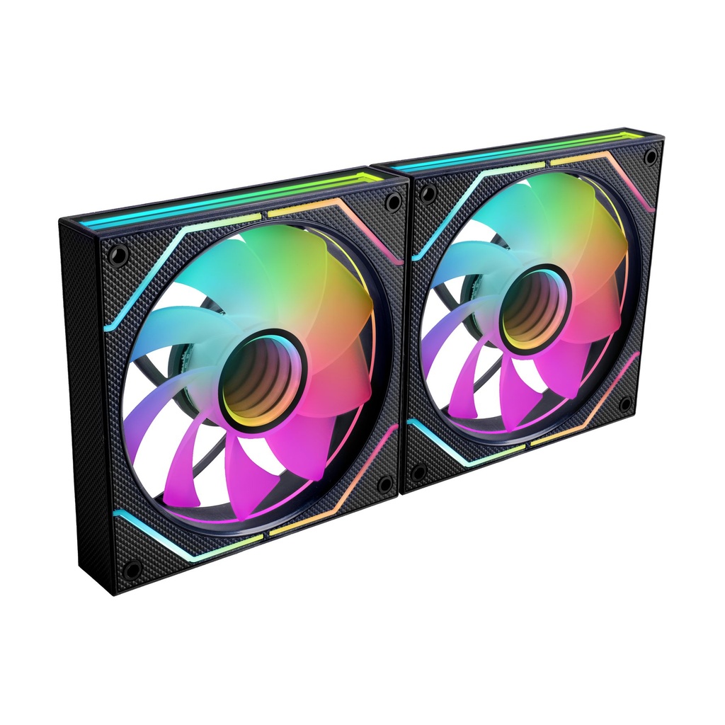 Pack 2 Ventiladores Mars Gaming MF-3DPROX2R/ 12cm/ ARGB