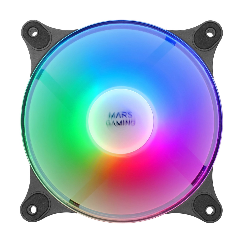 Pack 2 Ventiladores Mars Gaming MFDUO/ 12cm/ FRGB