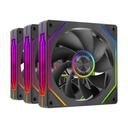 Pack 3 Ventiladores Invertidos Mars Gaming MF-LINKFINITYKIT2R/ 12cm/ ARGB