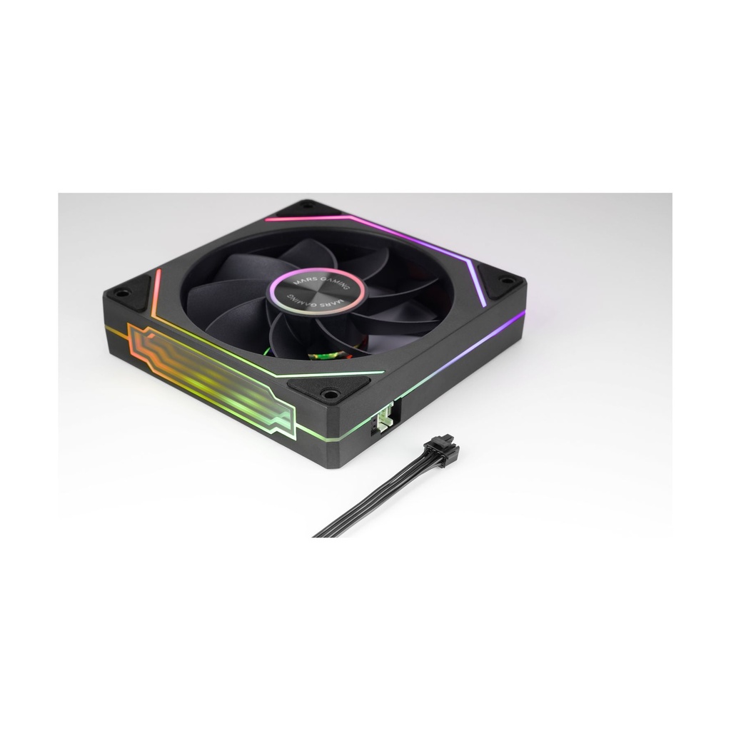Pack 3 Ventiladores Invertidos Mars Gaming MF-LINKFINITYKIT2R/ 12cm/ ARGB