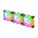Pack 3 Ventiladores Mars Gaming MF-3A/ 12cm/ ARGB