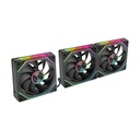 Pack 3 Ventiladores Mars Gaming MF-LINKFINITYKIT2/ 12cm/ ARGB