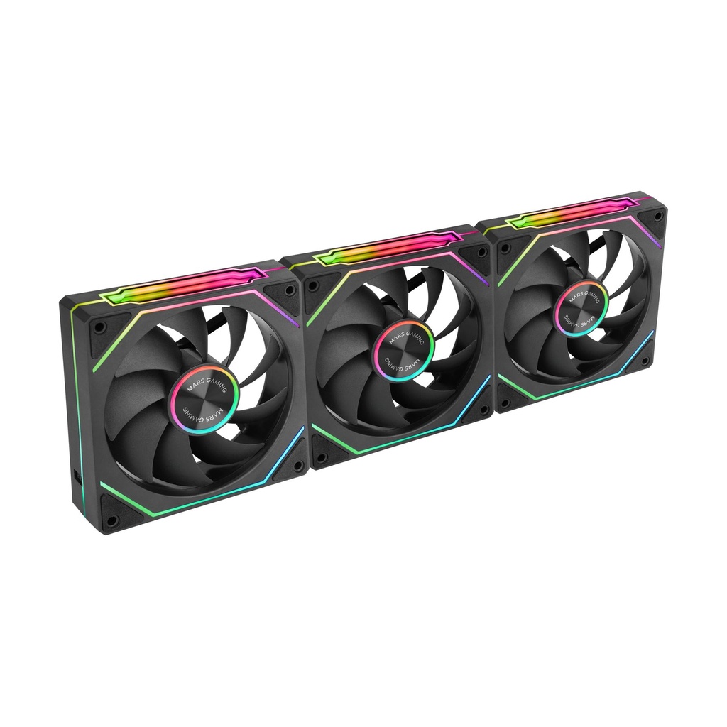 Pack 3 Ventiladores Mars Gaming MF-LINKFINITYKIT2/ 12cm/ ARGB