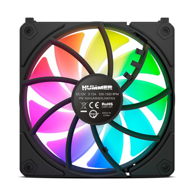 Pack 3 Ventiladores Nox Easy Link/ ARGB/ 12cm