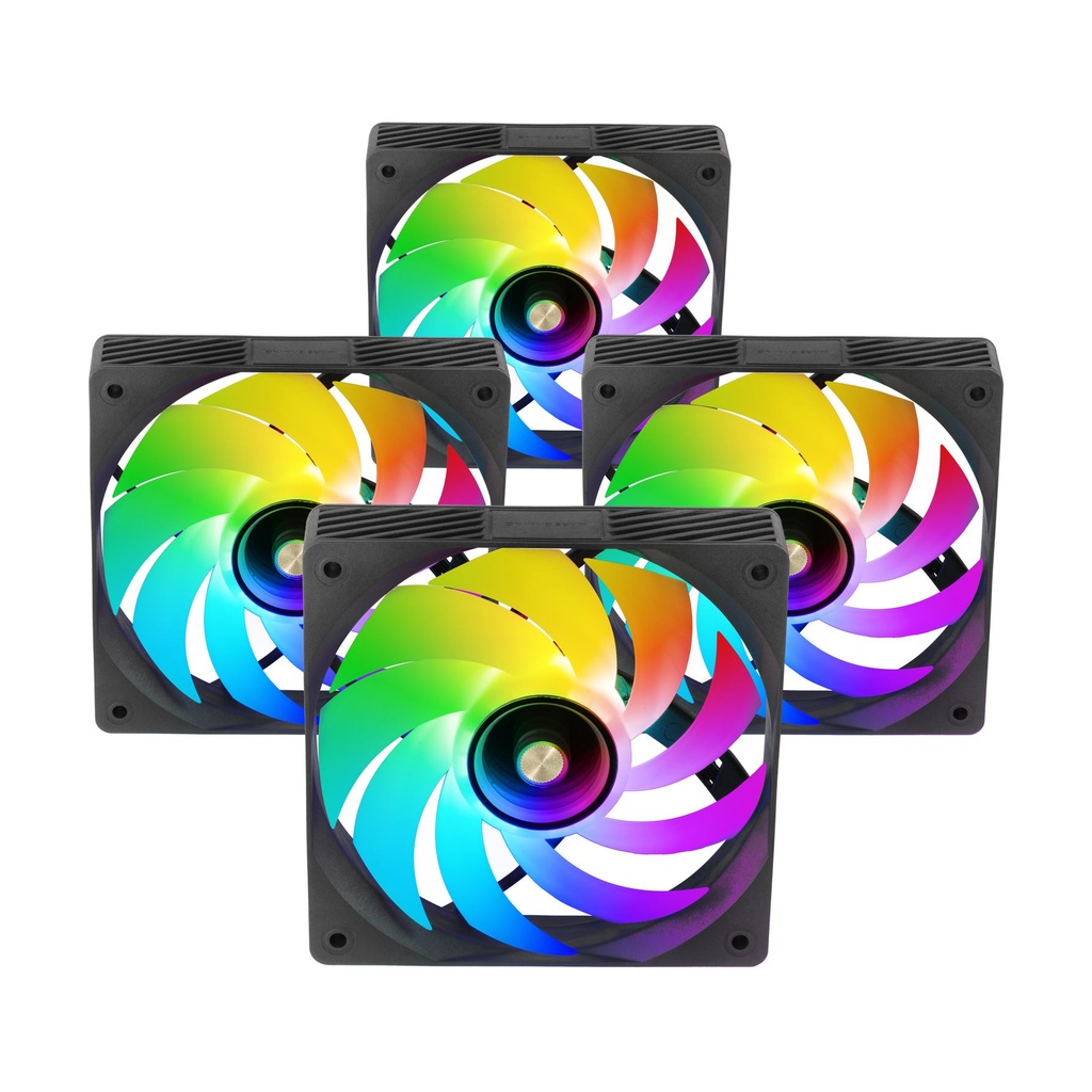 Pack 4 Ventiladores Mars Gaming MF-SI4KIT/ 12cm + HUB + Mando a Distancia/ ARGB
