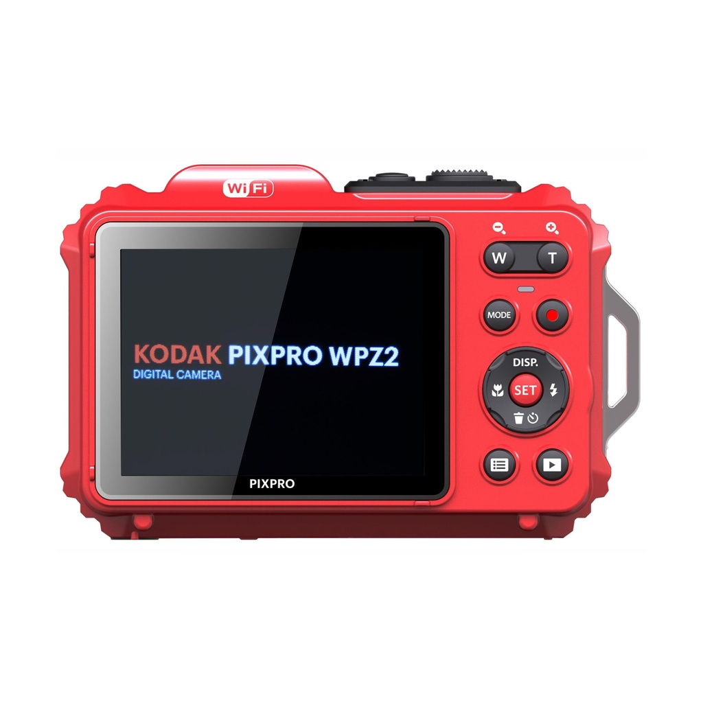 Pack Cámara Digital Kodak Pixpro WPZ2RD6 + 2 Baterías + 1 MicroSD/ 16MP/ Zoom Óptico 4x/ Rojo
