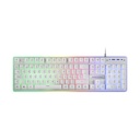 Mars Gaming MCPX Gaming Pack/ H-MECH Keyboard + Optical Mouse + Mouse Pad/ White