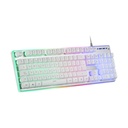 Mars Gaming MCPX Gaming Pack/ H-MECH Keyboard + Optical Mouse + Mouse Pad/ White