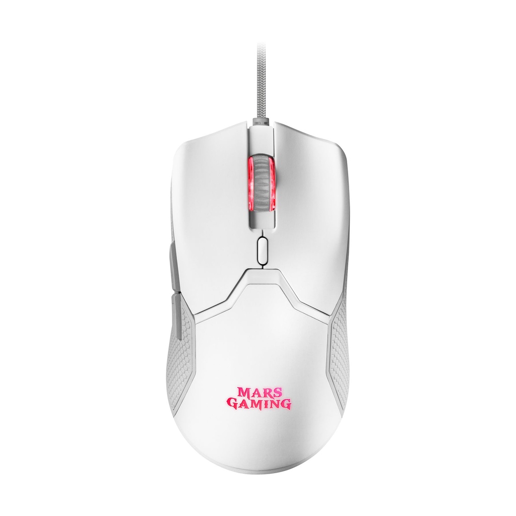 Mars Gaming MCPX Gaming Pack/ H-MECH Keyboard + Optical Mouse + Mouse Pad/ White