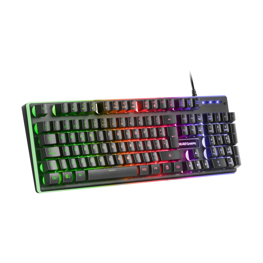 Mars Gaming MCPX Gaming Pack/ H-MECH Keyboard + Optical Mouse + Mouse Pad/ Black