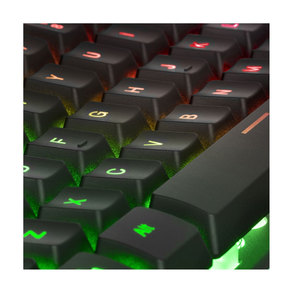 Mars Gaming MCPX Gaming Pack/ H-MECH Keyboard + Optical Mouse + Mouse Pad/ Black