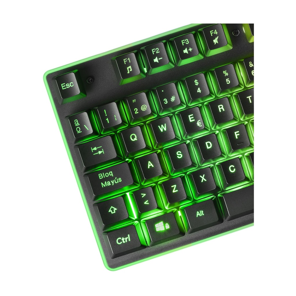 Mars Gaming MCPX Gaming Pack/ H-MECH Keyboard + Optical Mouse + Mouse Pad/ Black