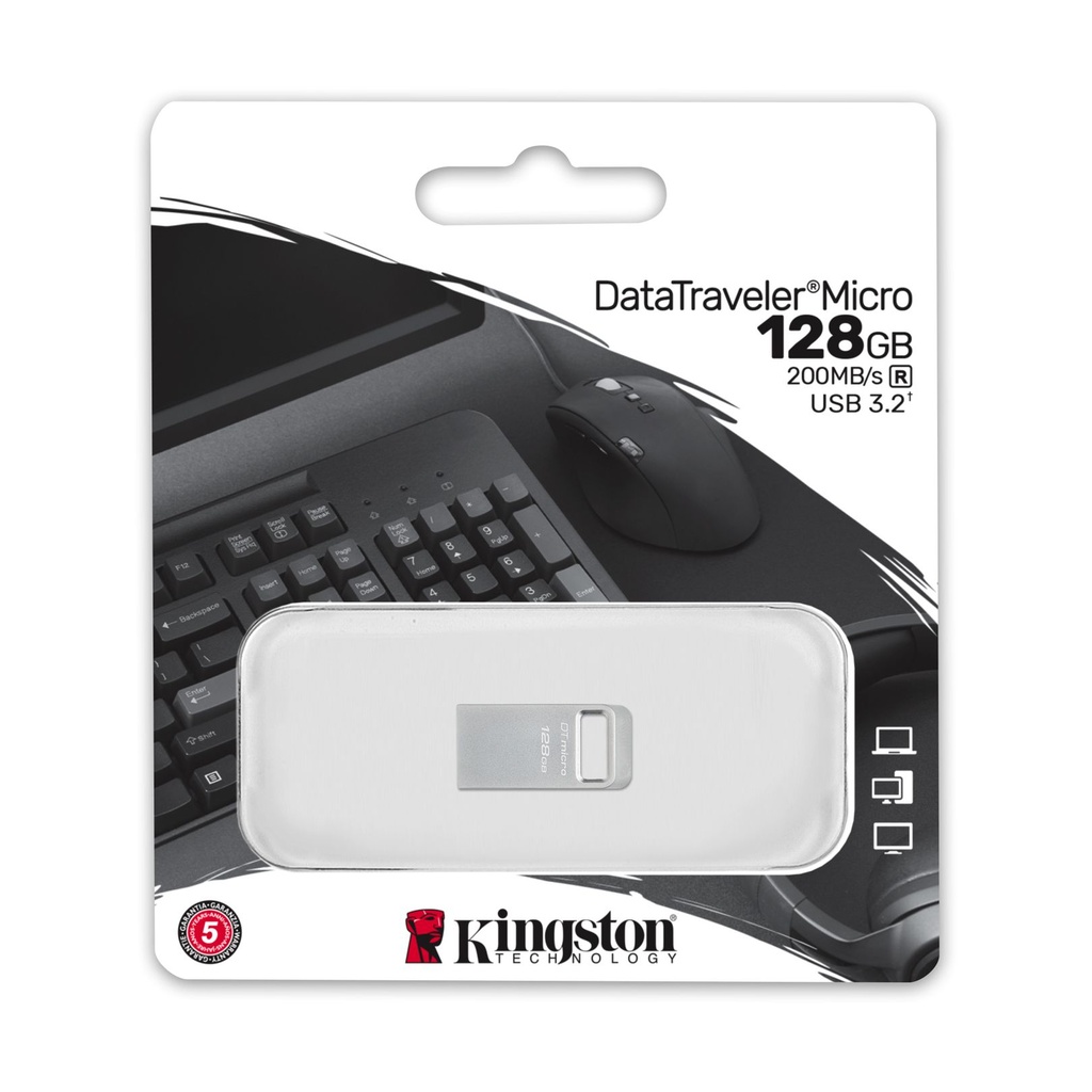 Pendrive 128GB Kingston DataTraveler Micro USB 3.2