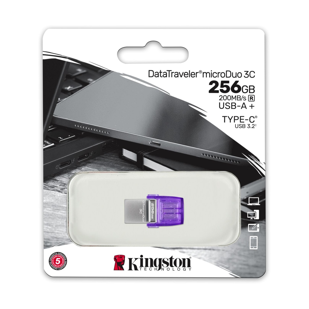 Pendrive 256GB Kingston DataTraveler microDuo 3C USB 3.2