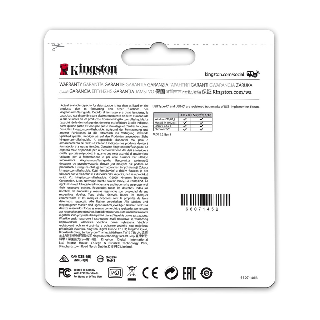 Pendrive 256GB Kingston DataTraveler microDuo 3C USB 3.2