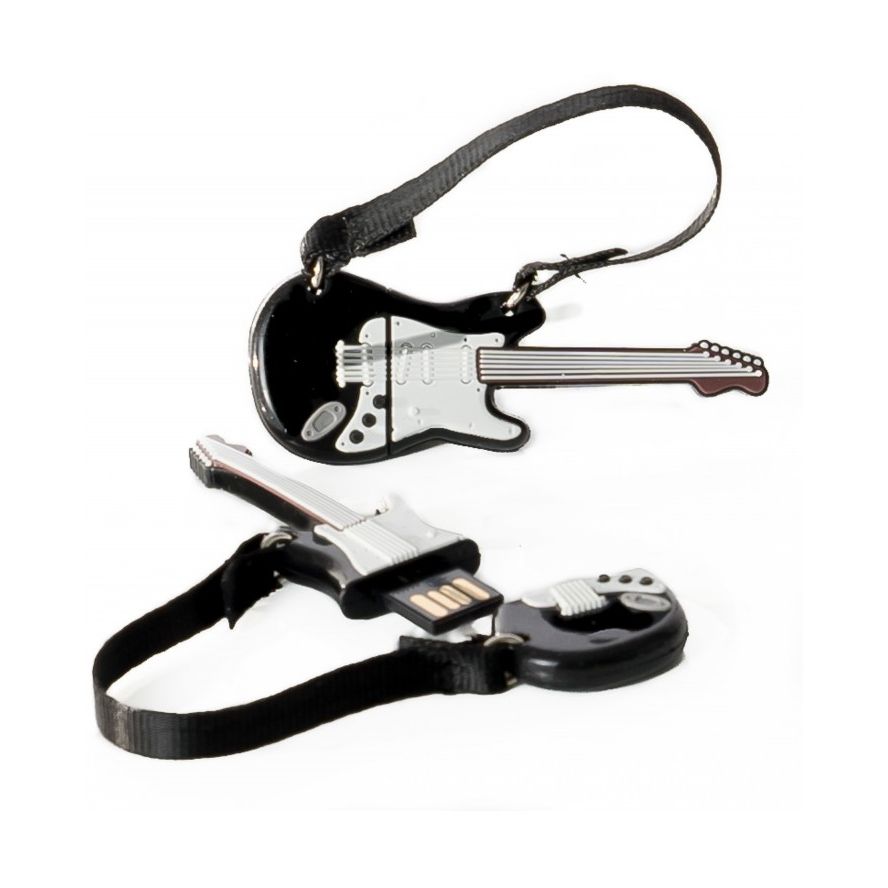Pendrive 32GB Tech One Tech Guitarra Black and White USB 2.0