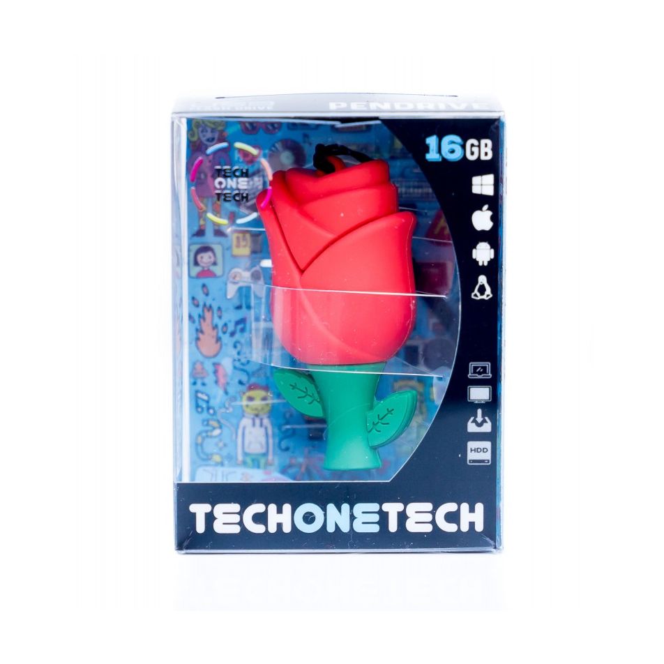 Pendrive 32GB Tech One Tech Rosa One Roja USB 2.0