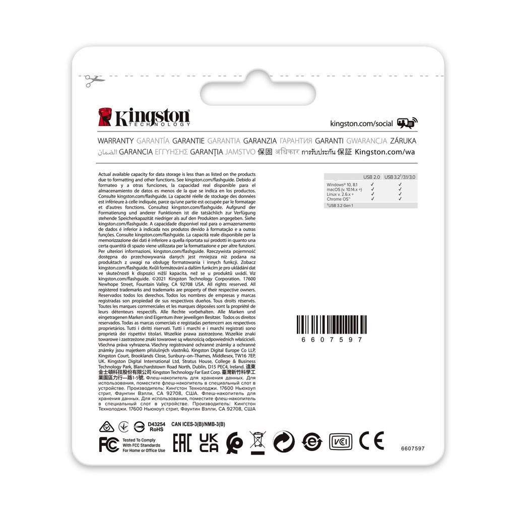 Pendrive 64GB Kingston DataTraveler Exodia M USB 3.2