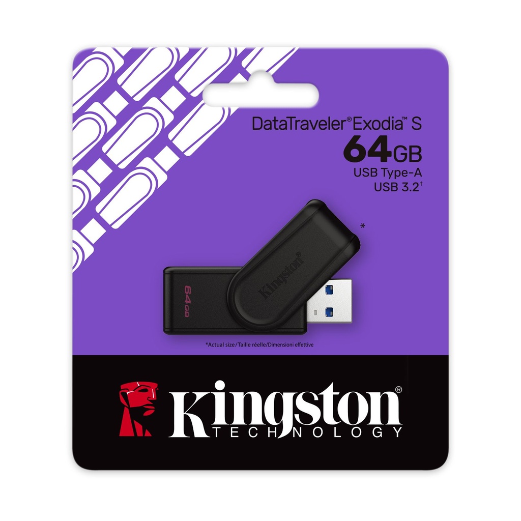 Pendrive 64GB Kingston DataTraveler Exodia S USB 3.2