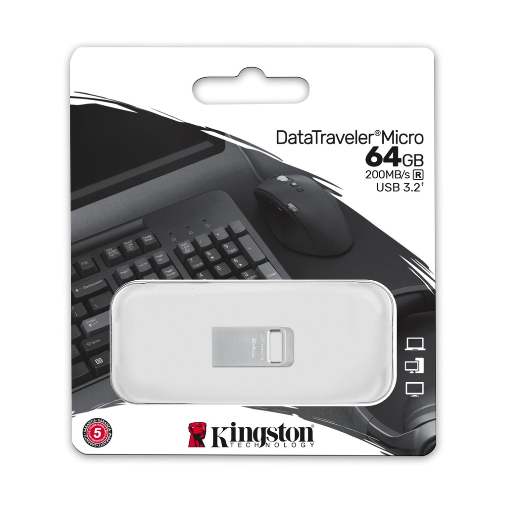 Pendrive 64GB Kingston DataTraveler Micro USB 3.2