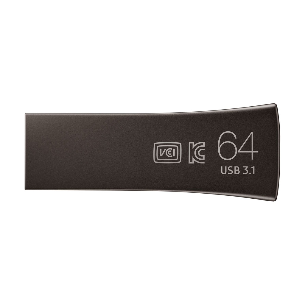 Pendrive 64GB Samsung BAR Titan Gray Plus USB 3.1