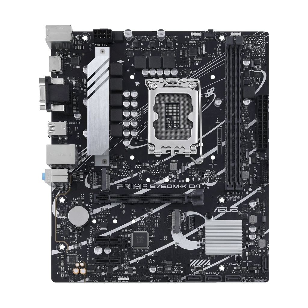 Placa Base Asus PRIME B760M-K D4 Socket 1700/ Micro ATX