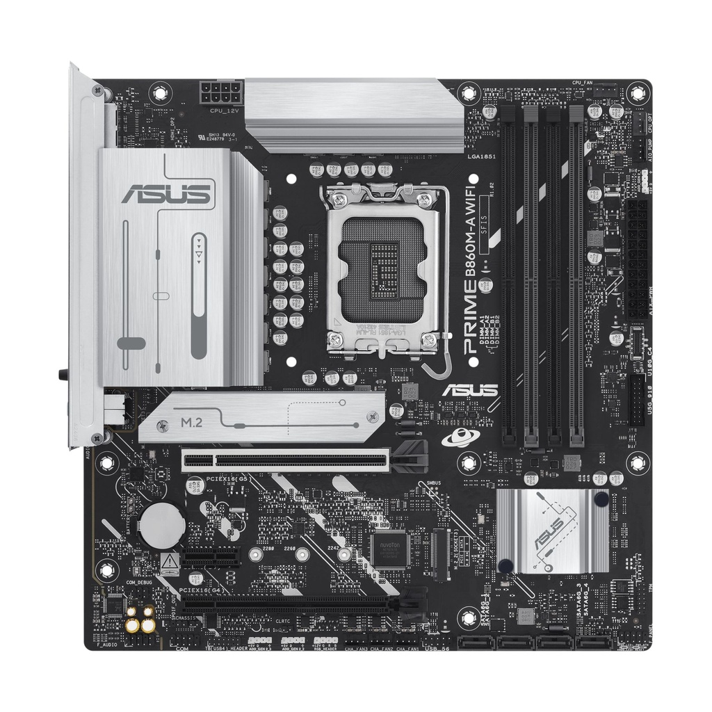 Placa Base Asus PRIME B860M-A WIFI Socket 1851/ Micro ATX