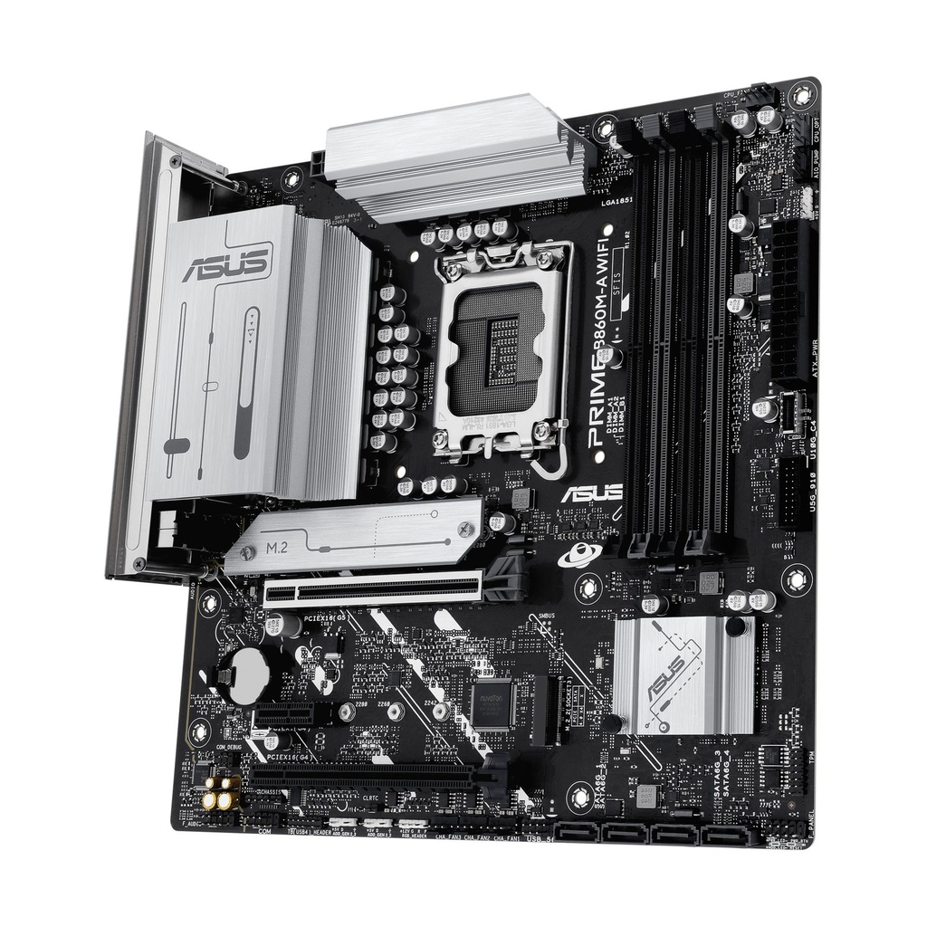 Placa Base Asus PRIME B860M-A WIFI Socket 1851/ Micro ATX