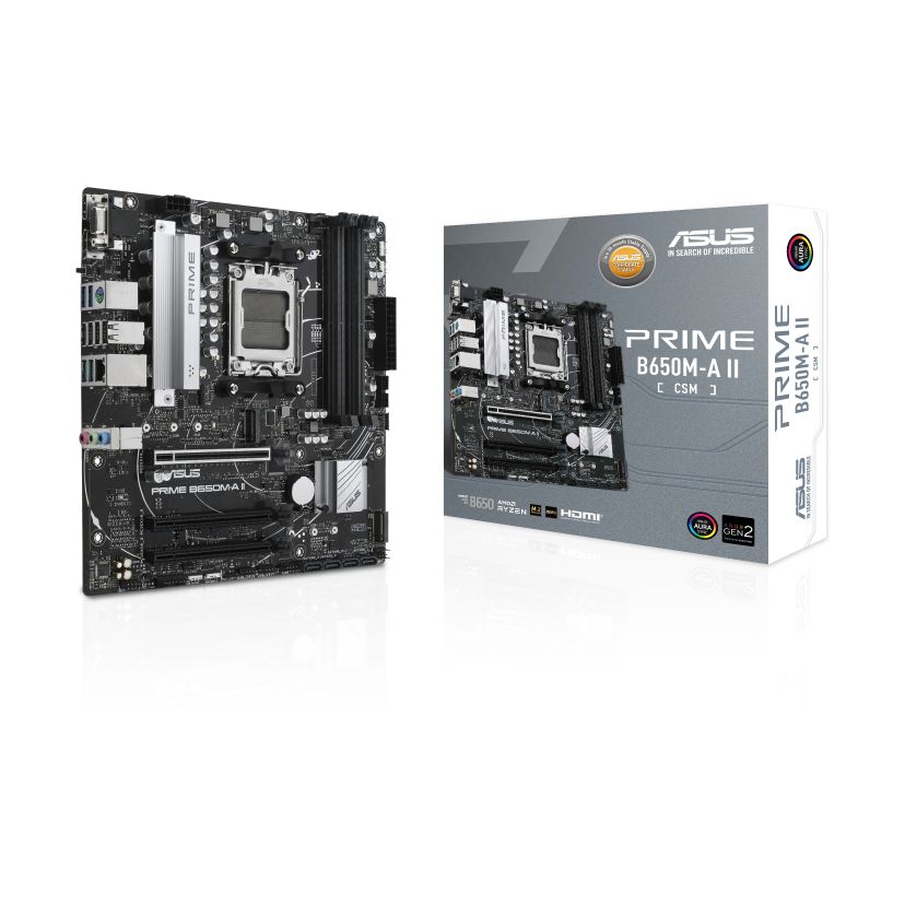 Placa Base Asus Prime B650M-A II-CSM/ Socket AM5/ Micro ATX