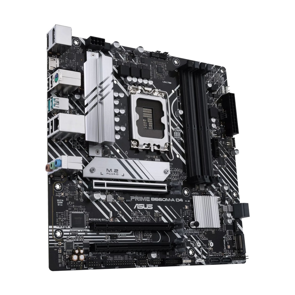 Placa Base Asus Prime B660M-A D4-CSM/ Socket 1700/ Micro ATX