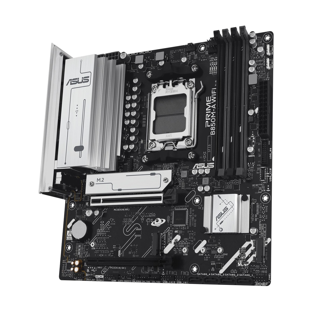 Placa Base Asus Prime B850M-A WIFI Socket AM5/ DDR5/ PCIe 5.0/ Micro ATX