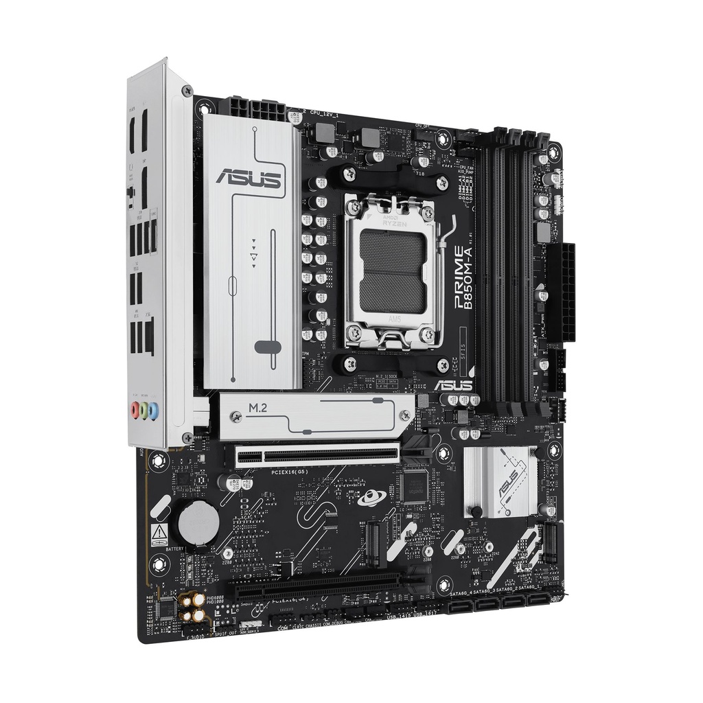 Placa Base Asus Prime B850M-A-CSM Socket AM5/ DDR5/ PCIe 5.0/ Micro ATX