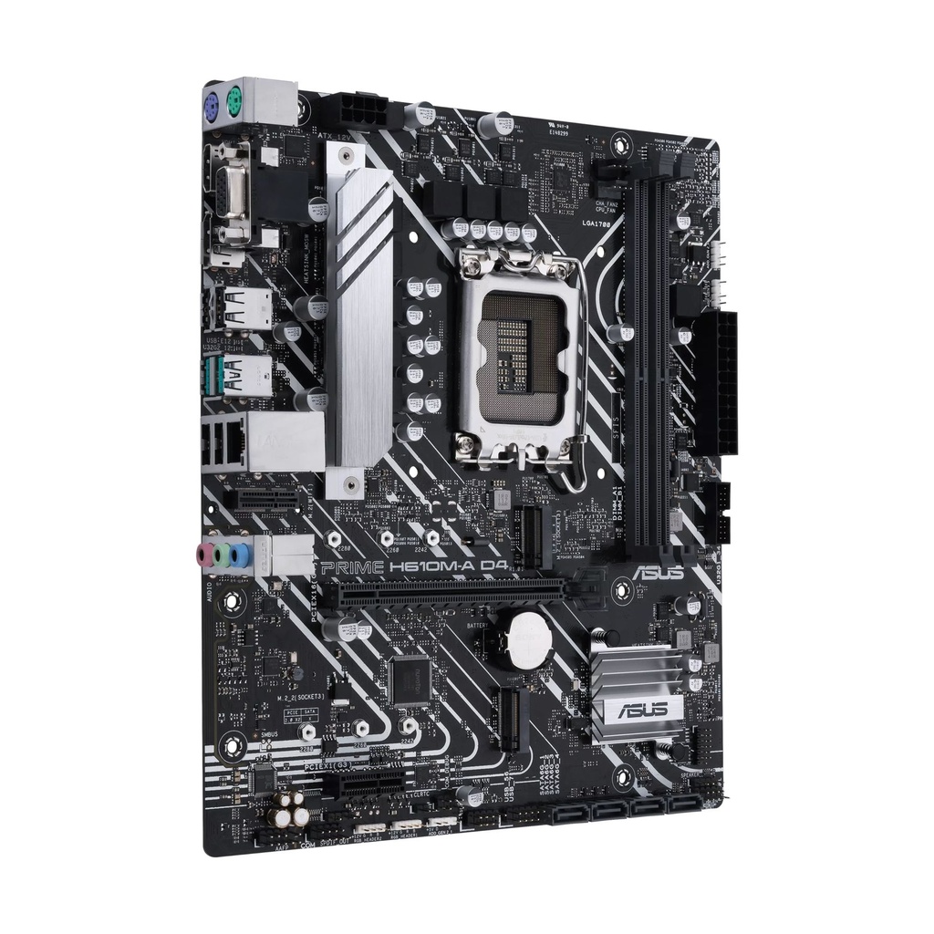 Asus Prime H610M-A D4-CSM Motherboard/ Socket 1700/ Micro ATX