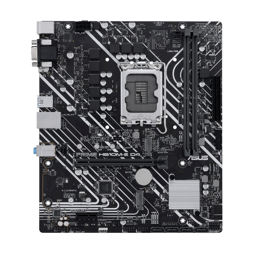 Placa Base Asus Prime H610M-E D4-CSM/ Socket 1700/ Micro ATX
