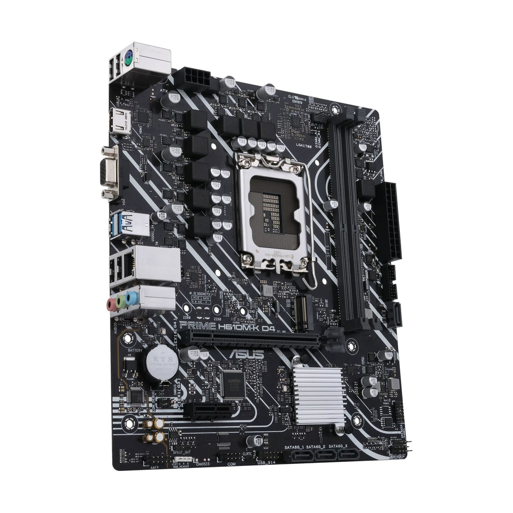 Asus Prime H610M-K D4 Motherboard/ Socket 1700/ Micro ATX