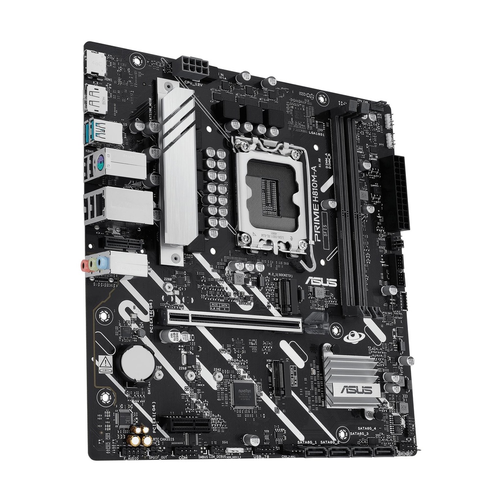 Placa Base Asus Prime H810M-A-CSM Socket 1851/ DDR5/ PCIe 4.0/ Micro ATX