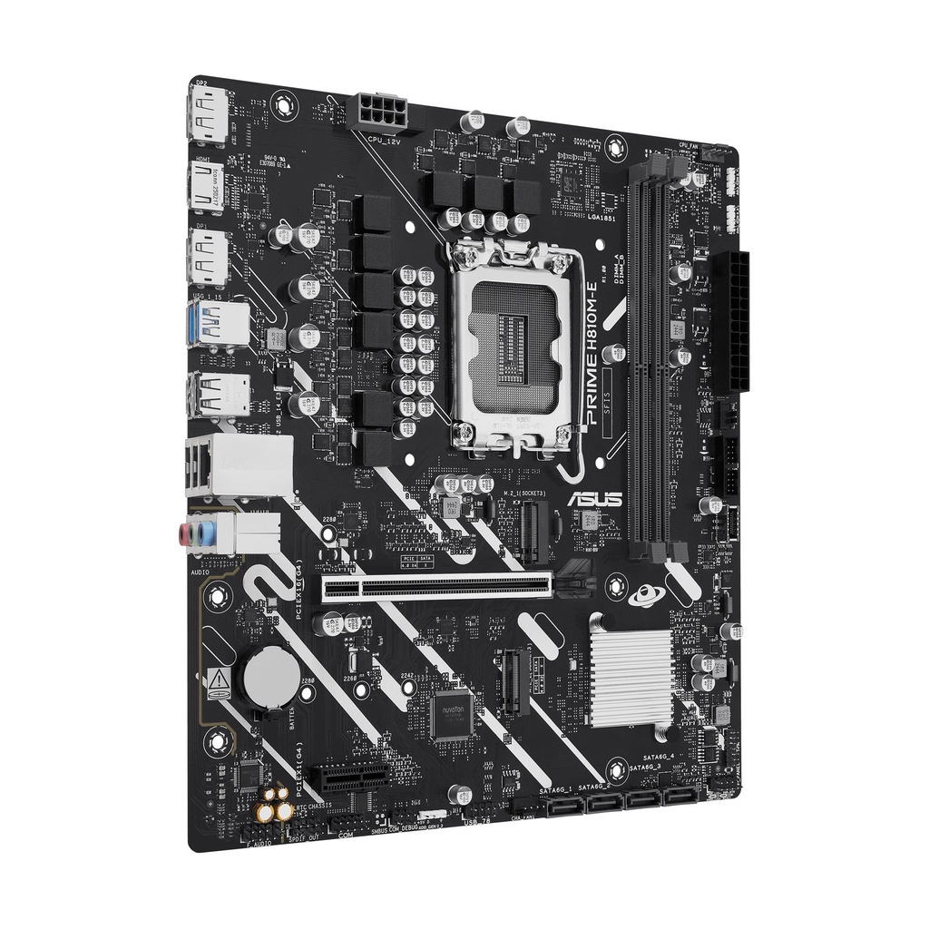Placa Base Asus Prime H810M-E-CSM/ Socket 1851/ DDR5/ PCIe 4.0/ Micro ATX