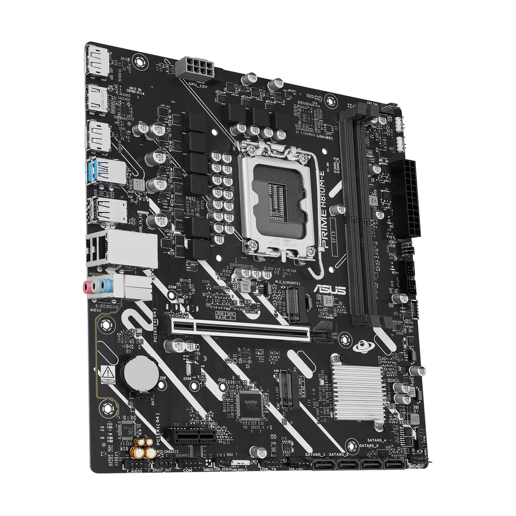 Placa Base Asus Prime H810M-E-CSM/ Socket 1851/ DDR5/ PCIe 4.0/ Micro ATX