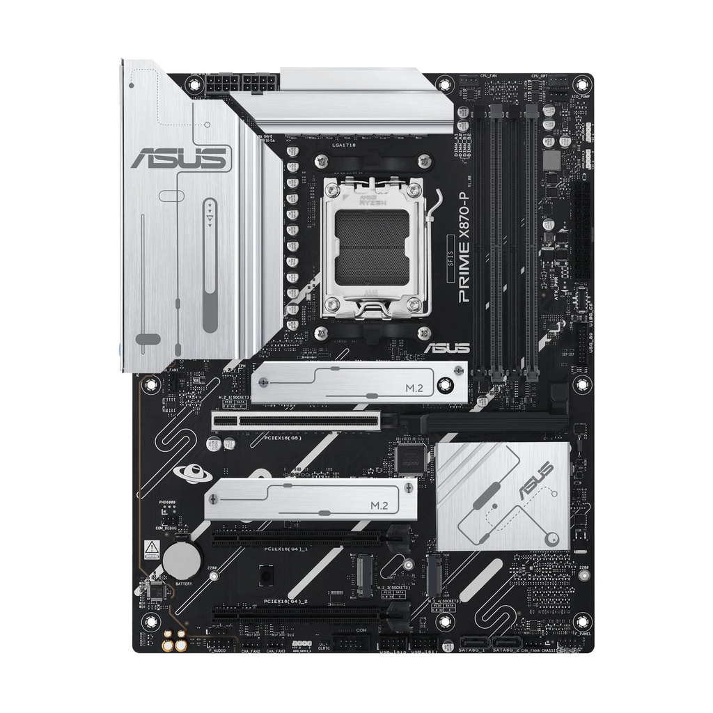 Placa Base Asus Prime X870-P/ Socket AM5/ DDR5/ PCIe 5.0