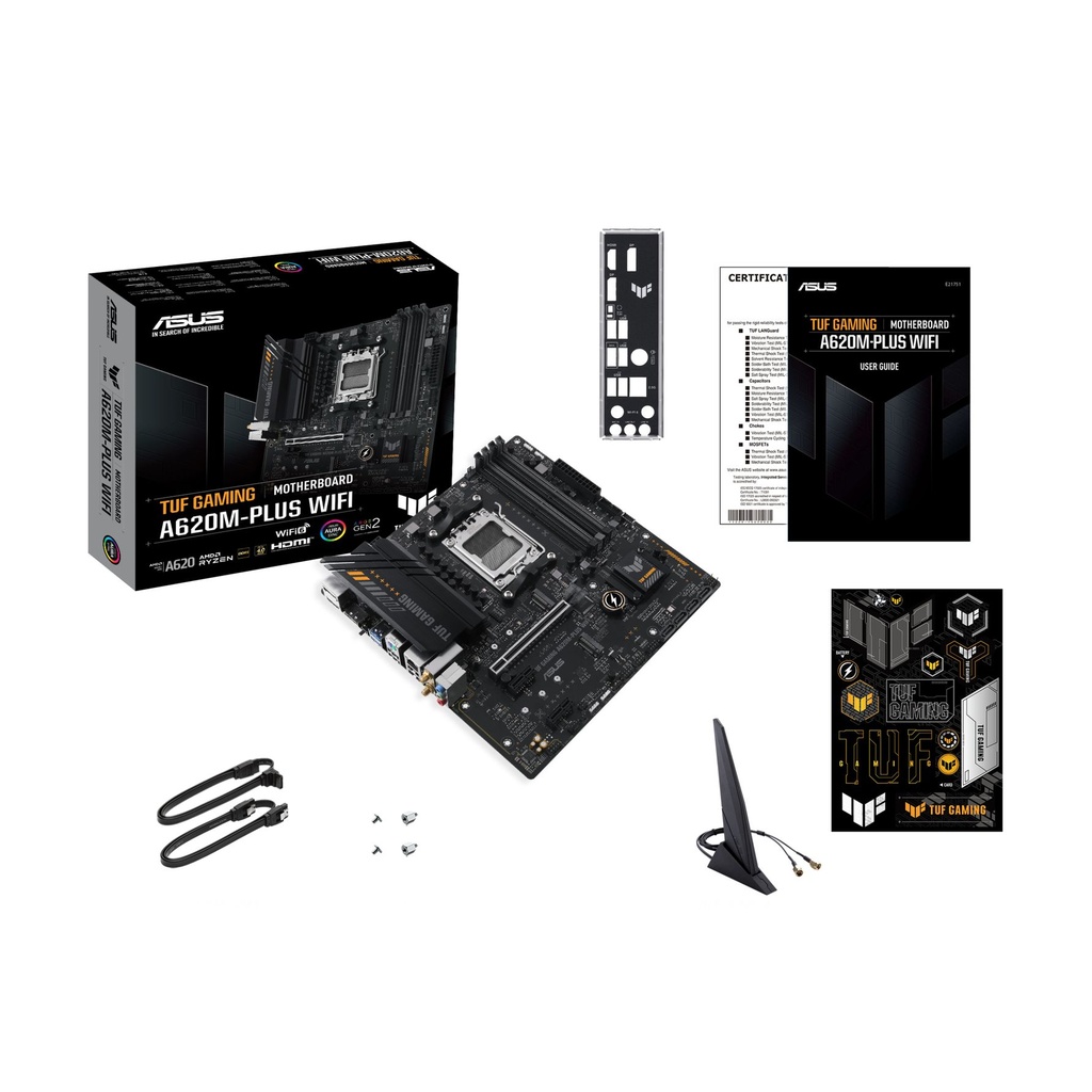 Placa Base Asus TUF GAMING A620M-PLUS WiFi Socket AM5/ Micro ATX