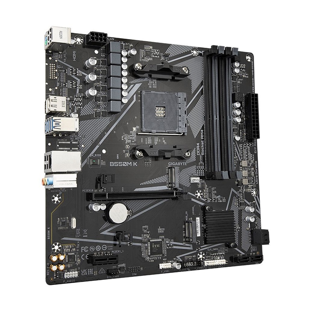 Placa Base Gigabyte B550M K Socket AM4/ Micro ATX