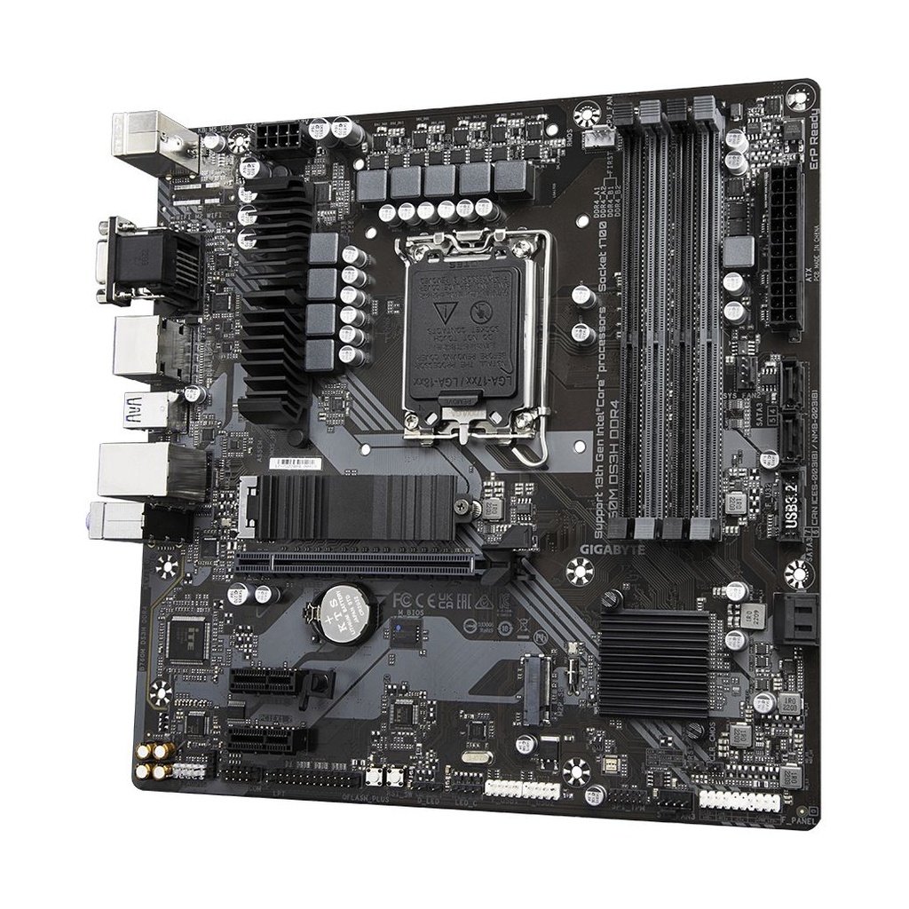 Placa Base Gigabyte B760M DS3H DDR4 Socket 1700/ Micro ATX