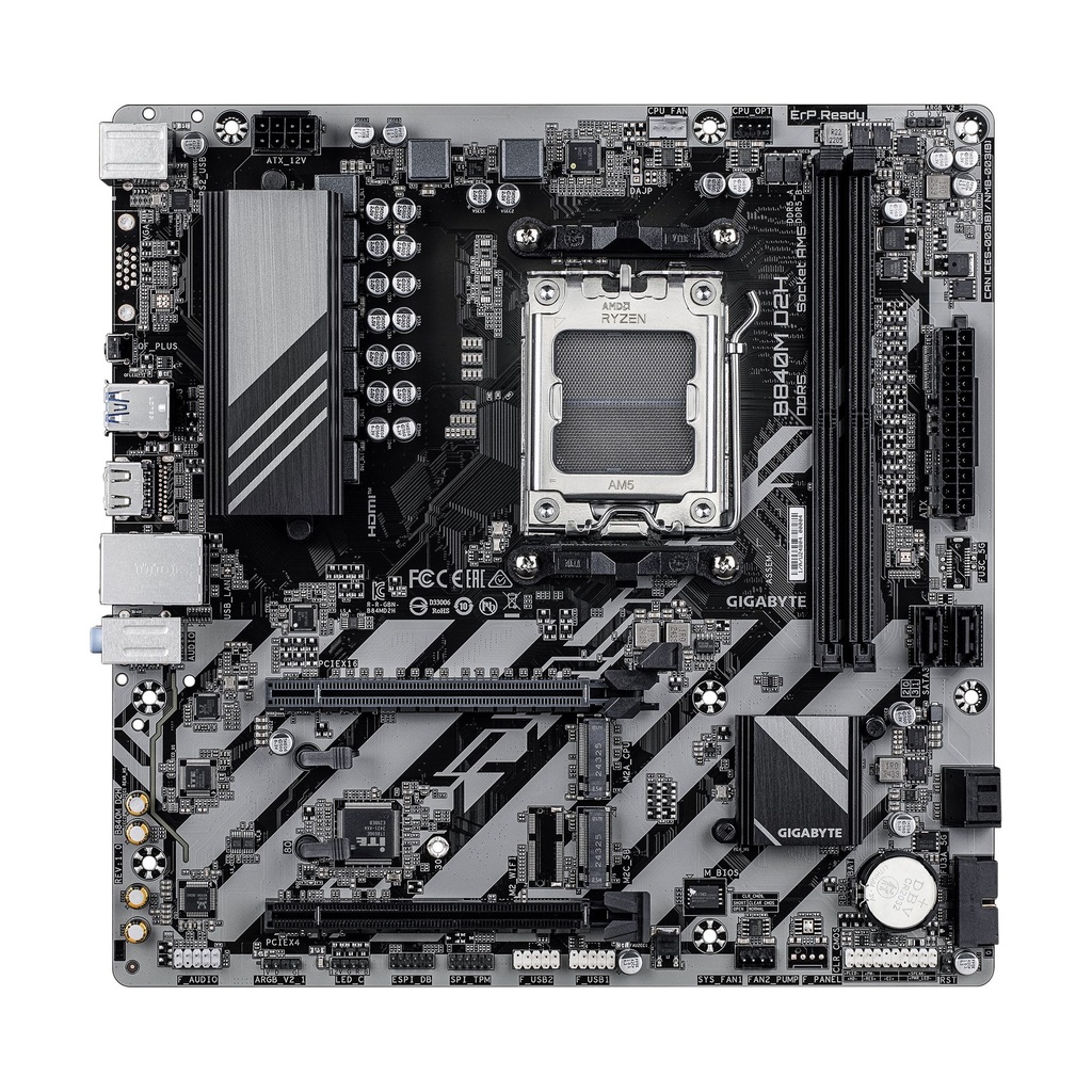 Gigabyte B840M D2H Socket AM5/Micro ATX Motherboard