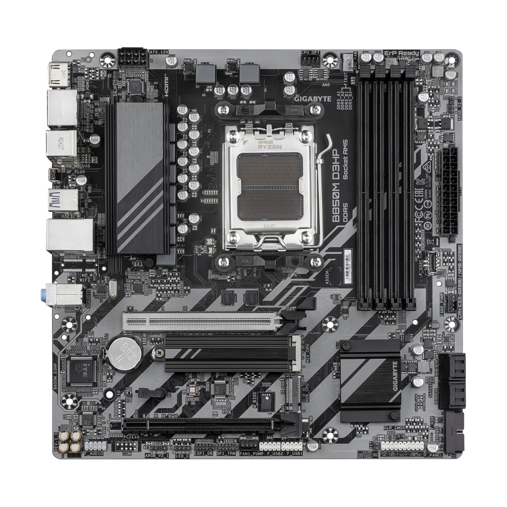 Gigabyte B850M D3HP Motherboard/ Socket AM5/ Micro ATX