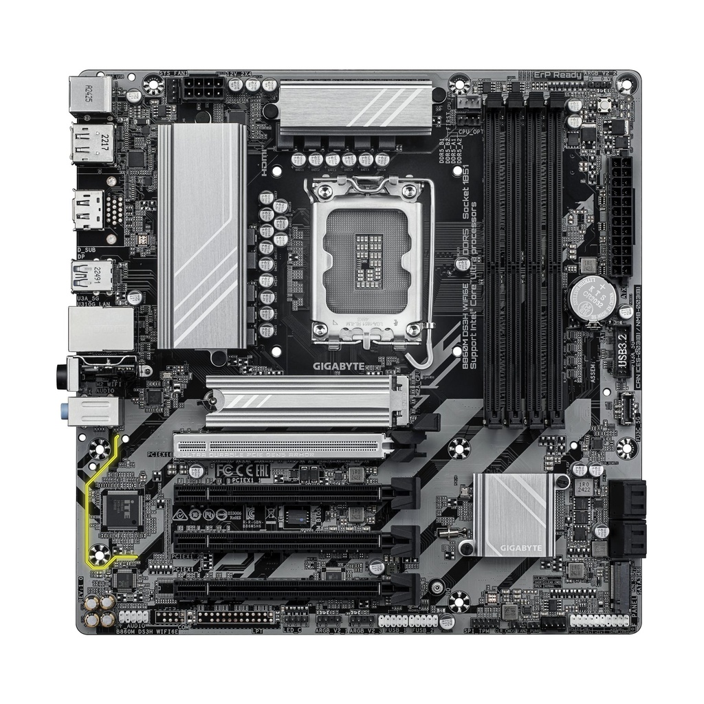 Gigabyte B860M DS3H WIFI6E Socket 1851/ Micro ATX Motherboard