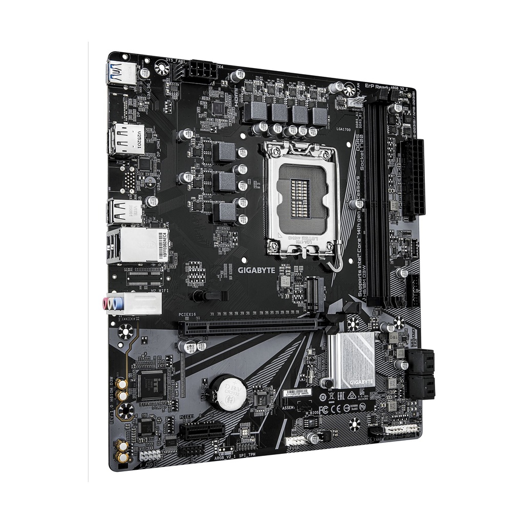 Placa Base Gigabyte H610M D3W Socket 1700/ DDR5/ PCIe 4.0/ Micro ATX