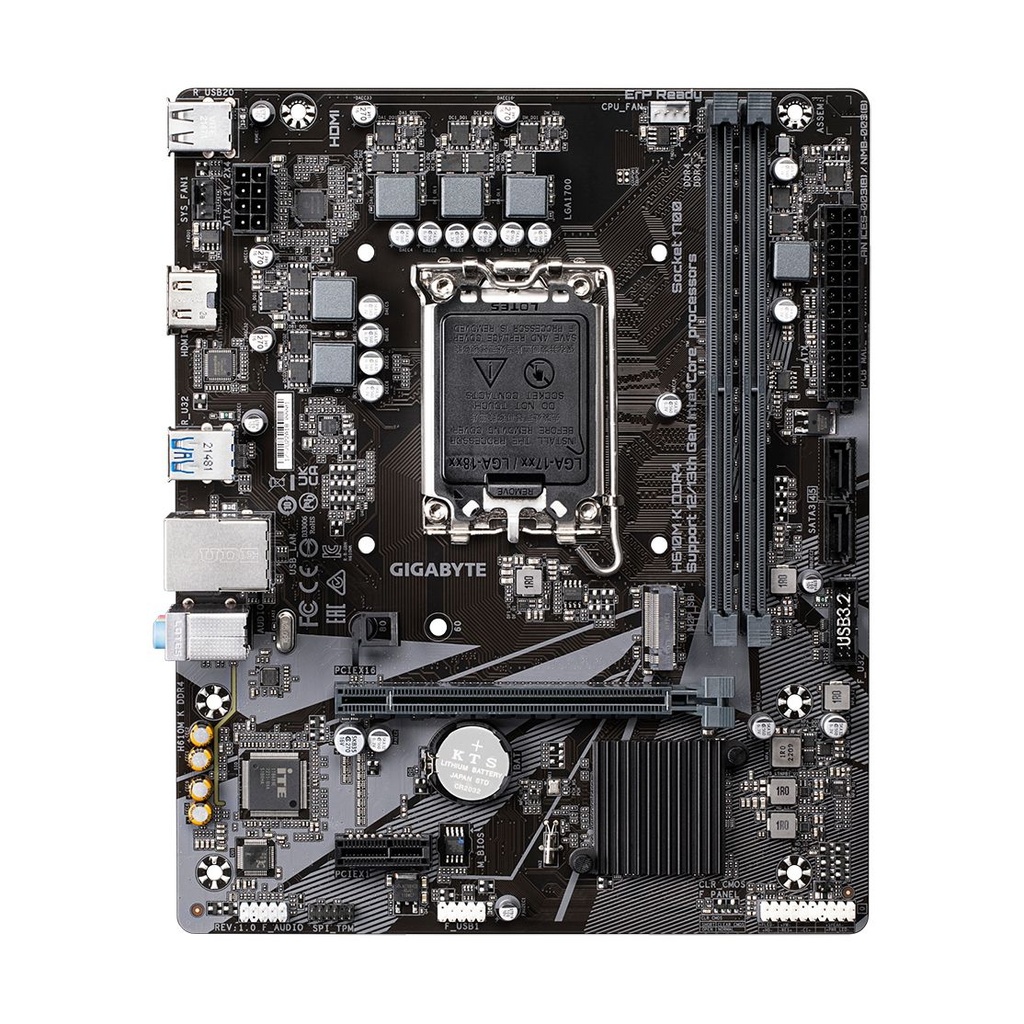 Placa Base Gigabyte H610M K DDR4 Socket 1700/ Micro ATX