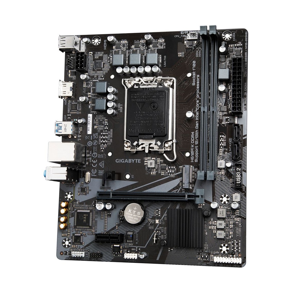 Placa Base Gigabyte H610M K DDR4 Socket 1700/ Micro ATX